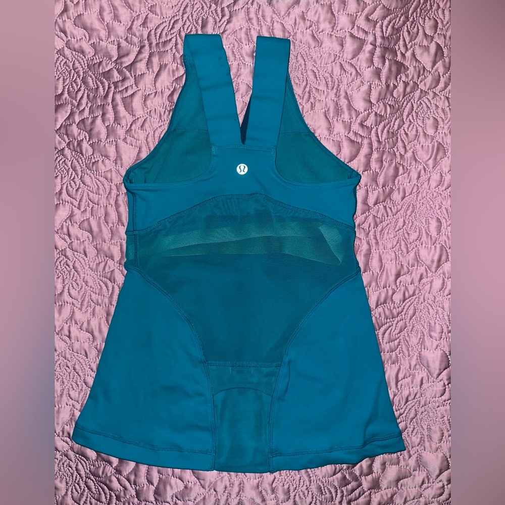 Lululemon athletica Teal Racerback Tank Top